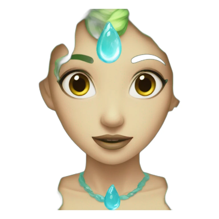 Water goddess sticker