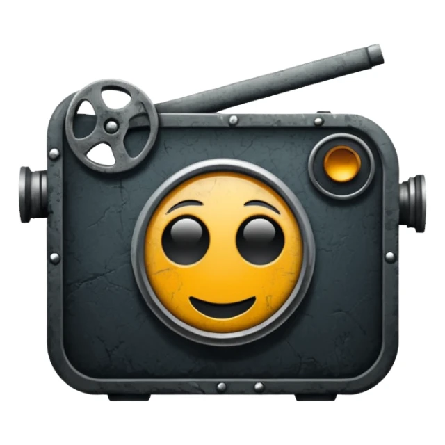 Grunge Film logo sticker