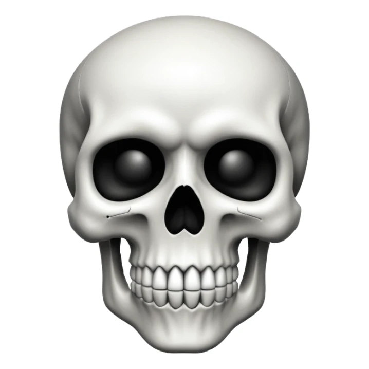 Halftone, pixel art skull sticker