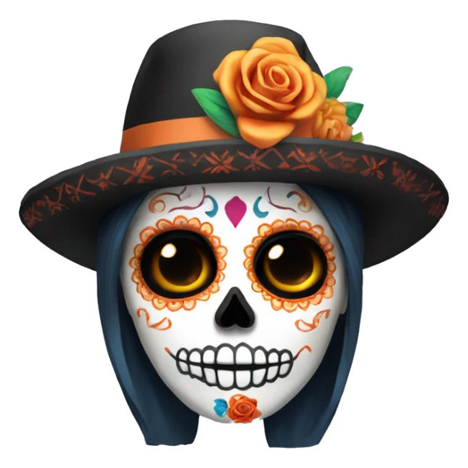 dia de los muertos AA sticker