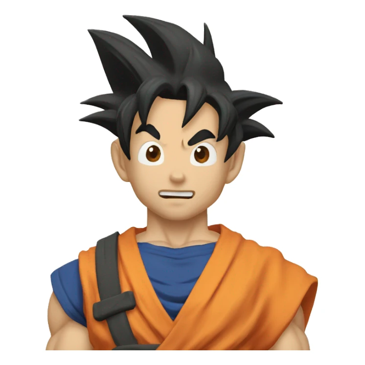 Goku qui mange végéta sticker