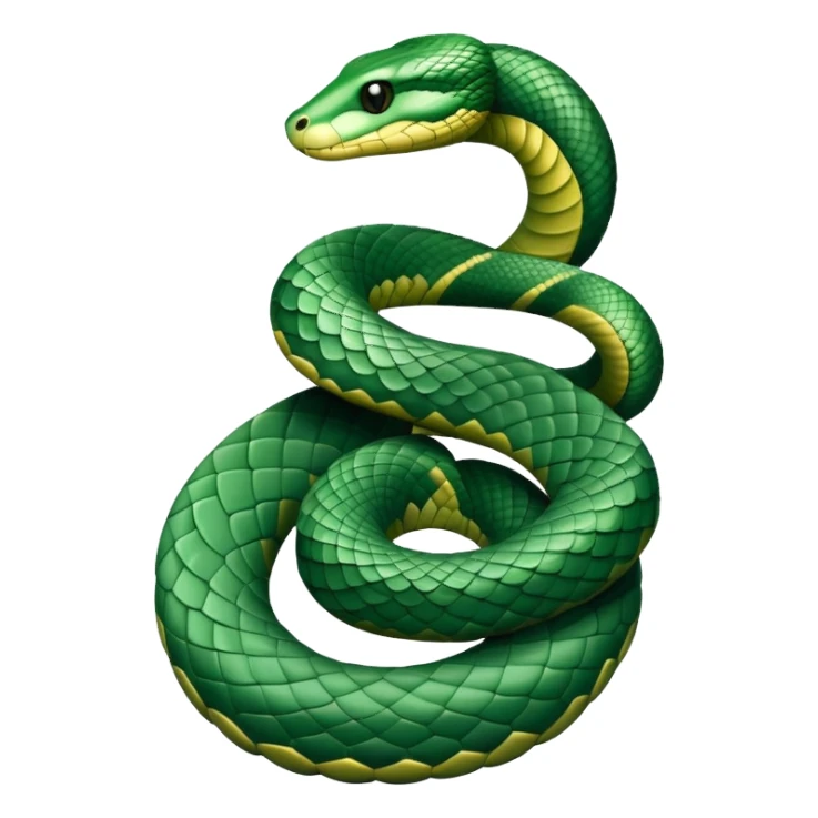 Hogwarts Slytherin snake sticker