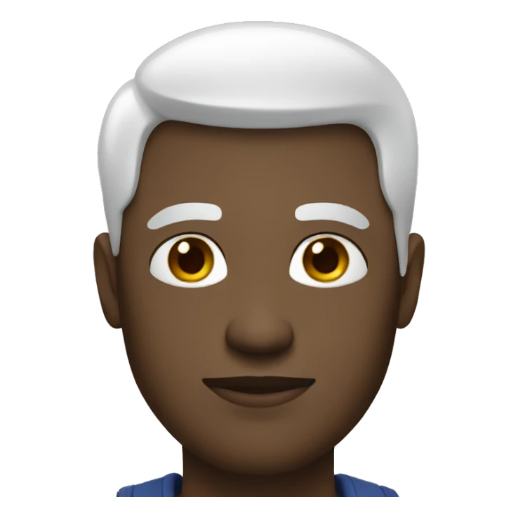 usa man with white skin sticker