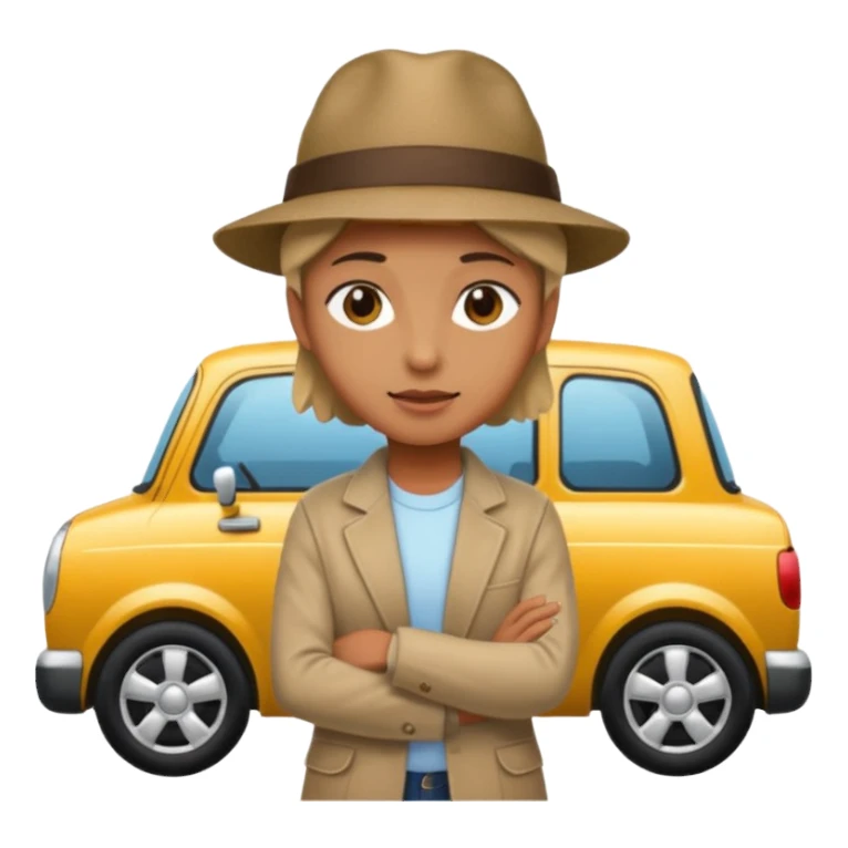 A car ave hat sticker