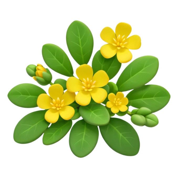 purslane bush plant sticker