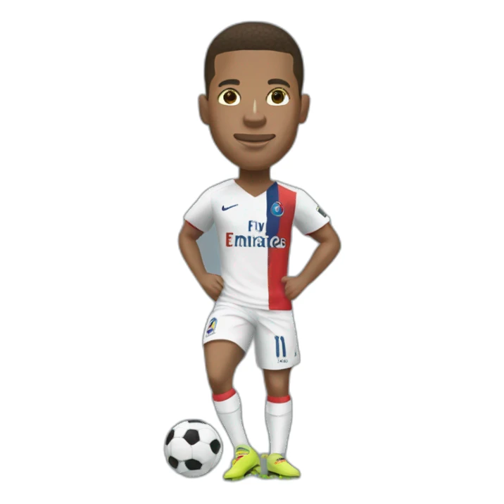 Stade foot Mbappé sticker