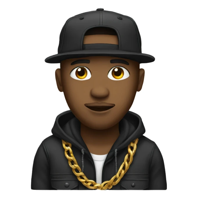 rapper chain sticker