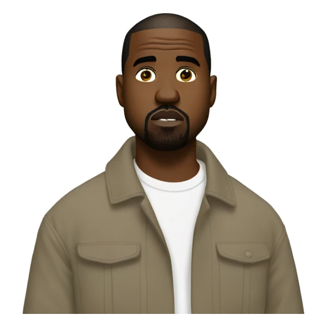 Kanye West looking his Kanye best sticker