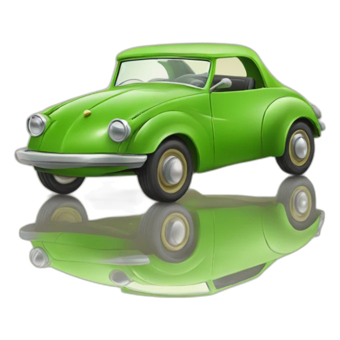 Grenouille en voiture sticker