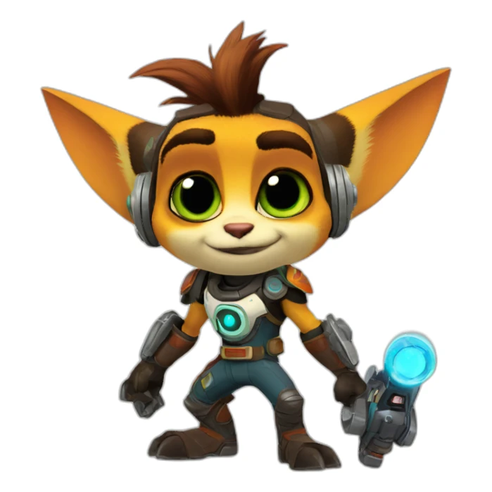 Ratchet and clank sticker