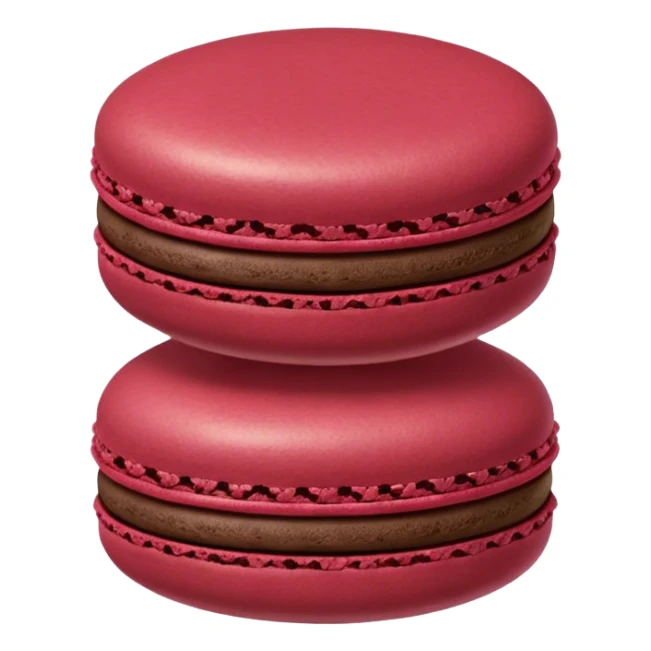  Macaron Burgundy sticker