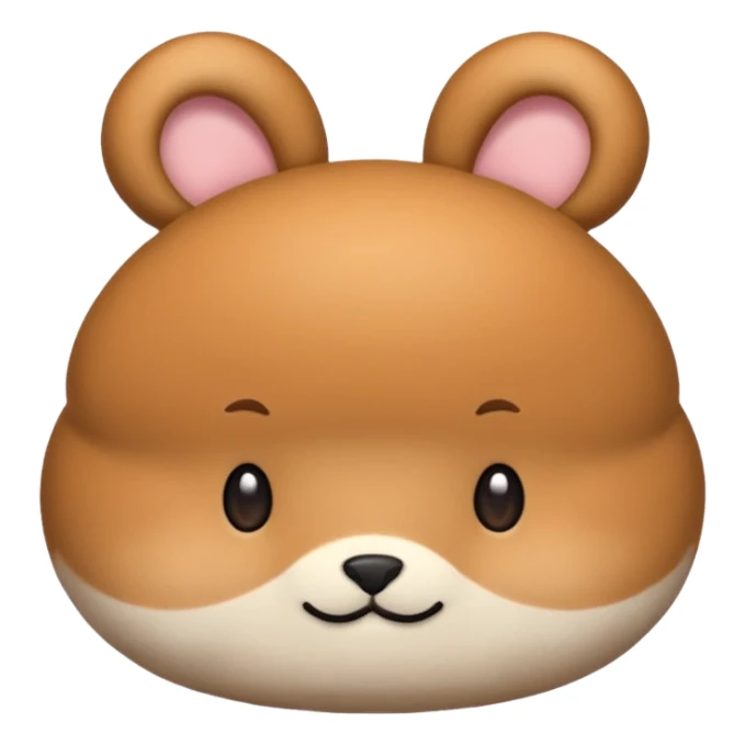 Normal bun in food  sticker