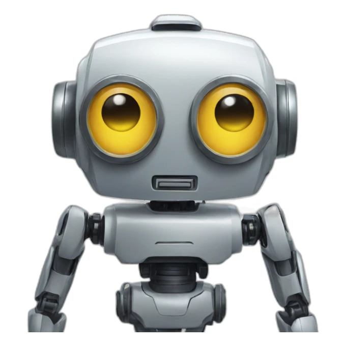 robot high tech sticker