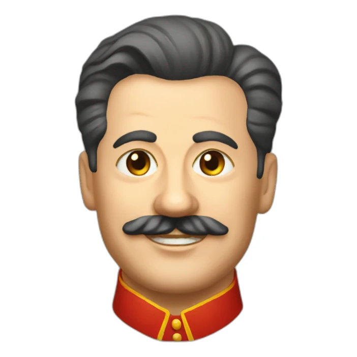 Stalin smiling sticker
