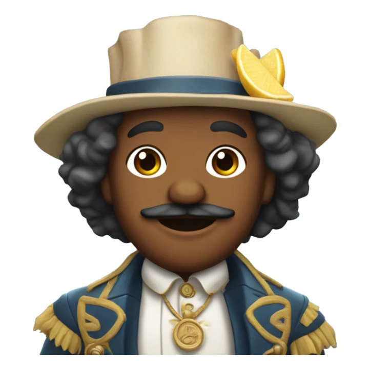 Cavalier with fish and chips  sticker