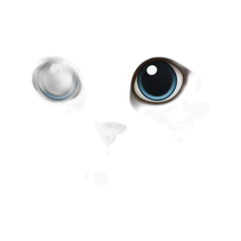 himalayan ragdoll cat with brown eyes sticker