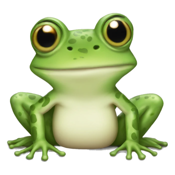 Frog the artist sticker