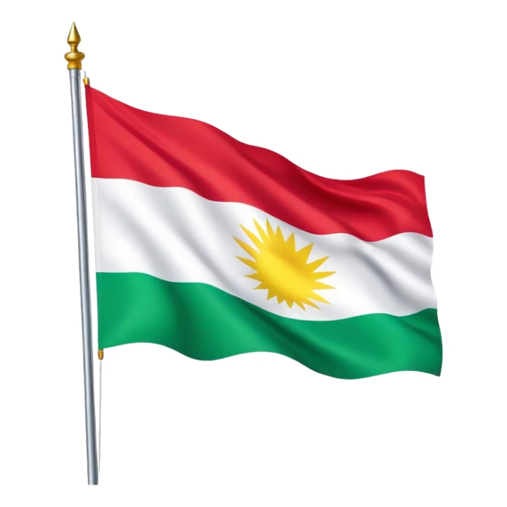 Kurdistan Flagge  sticker