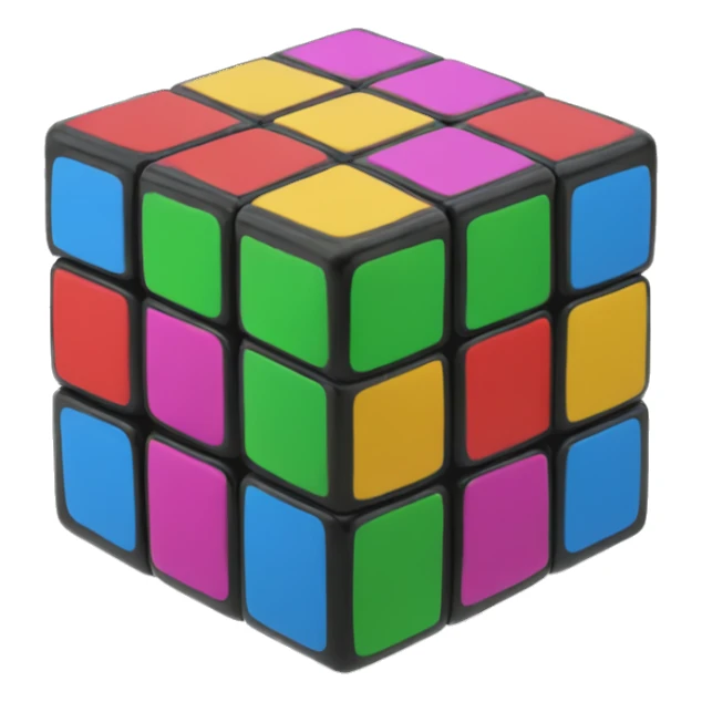 rubik's cube sticker