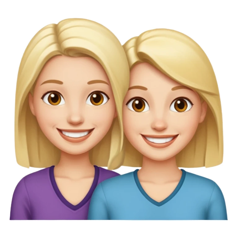 jecka and nichole  sticker