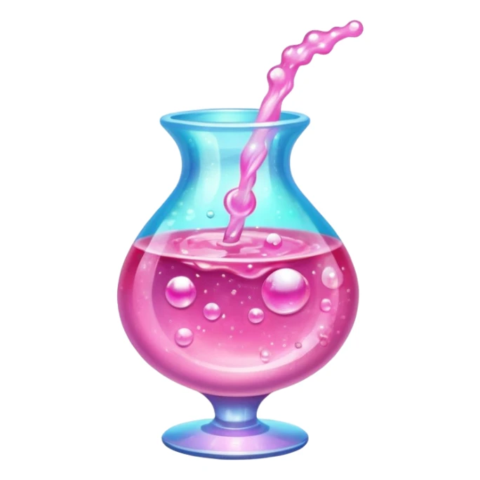 sparkling pink potion sticker