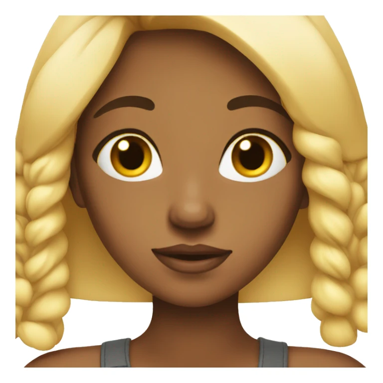 Attractive girl sticker