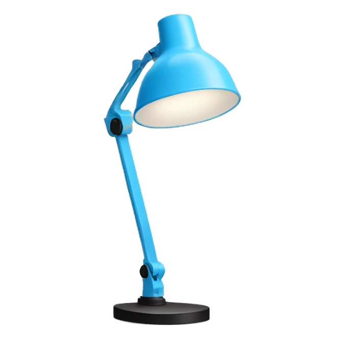 sky blue ikea work lamp sticker