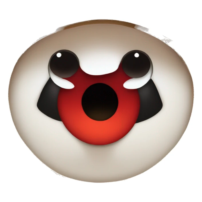 Stare with red eyes sticker