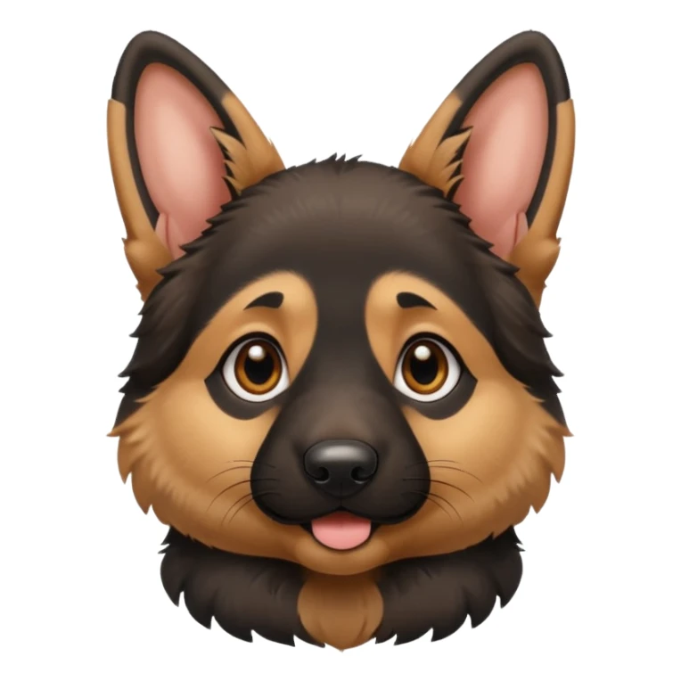 german shepard puppy sticker