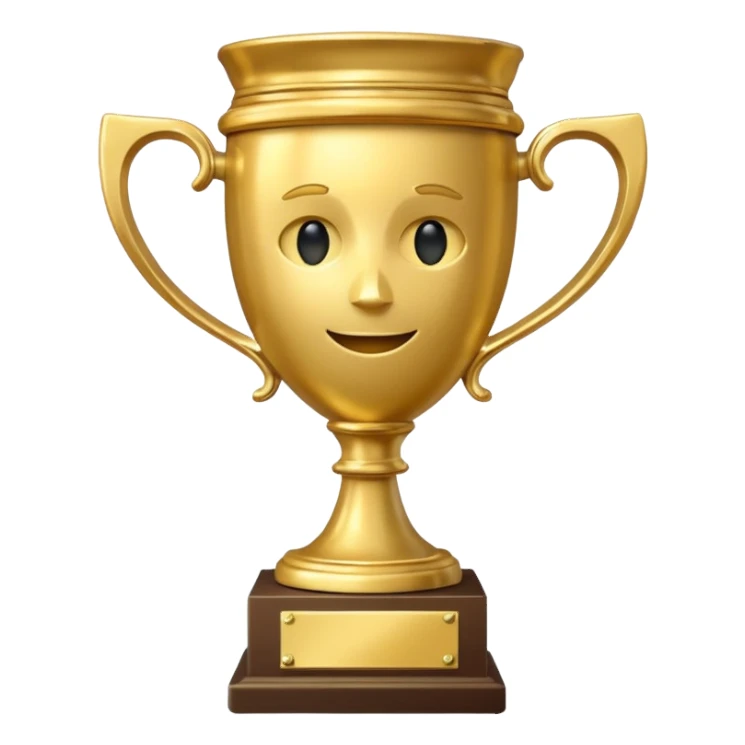 tennis trophy sticker