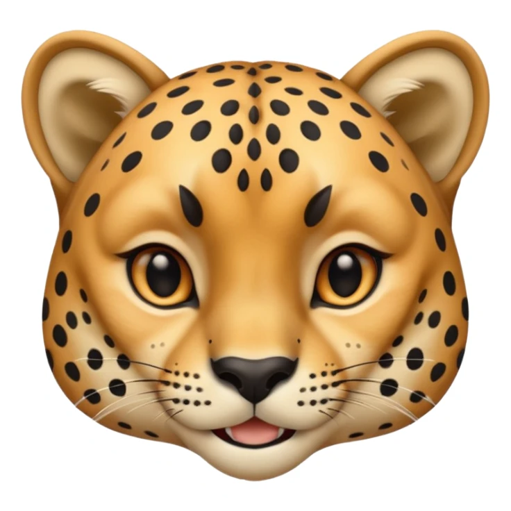 Tête de guépard qui sourit sticker
