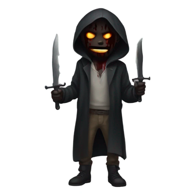 Horror movie sticker