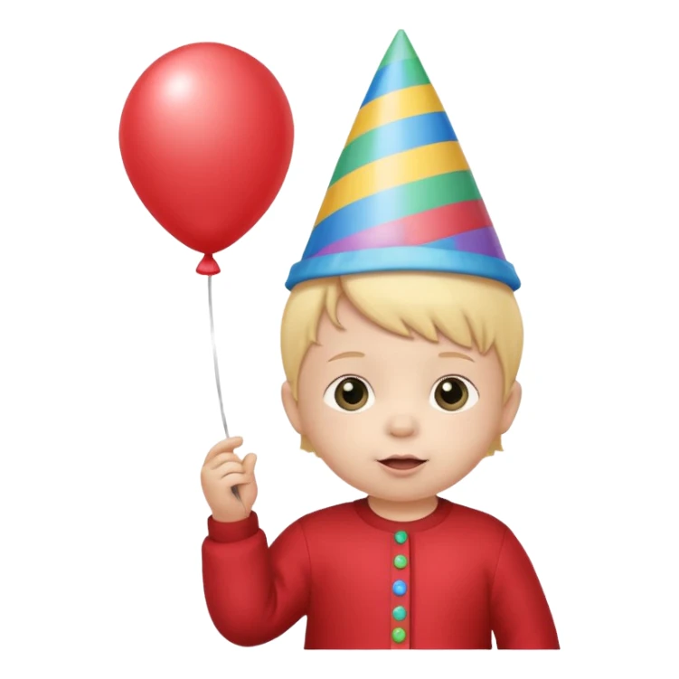 infant party sticker