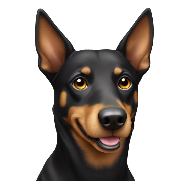 australian kelpie senior dog sticker