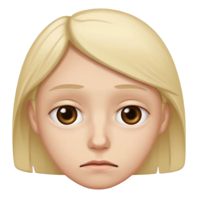 Ich bin müde und lustlos. sticker