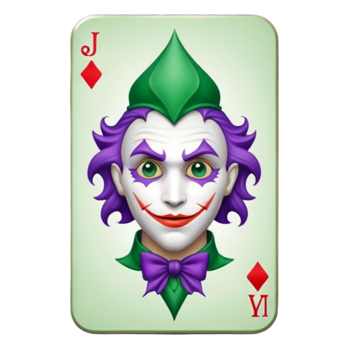 joker's calling card sticker