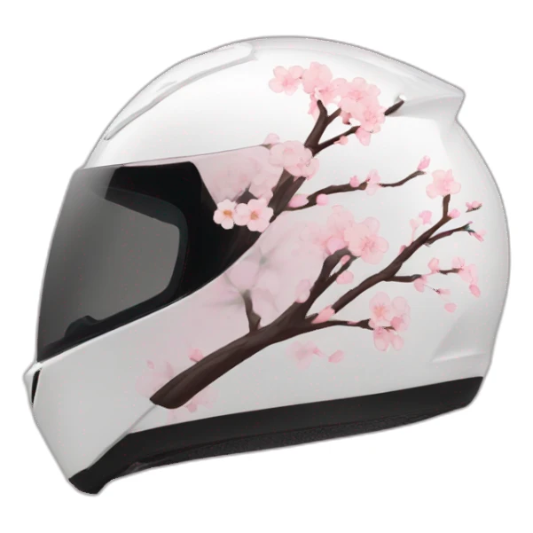 sakura motorcycle helmet sticker
