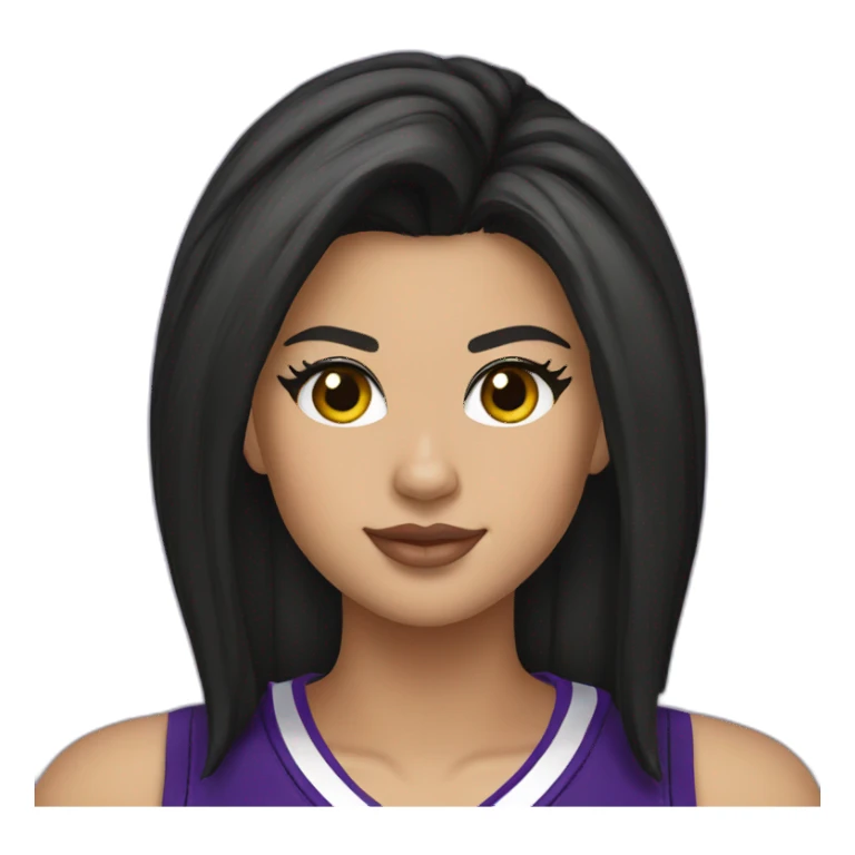 selena gomez wearing lakers jersey sticker