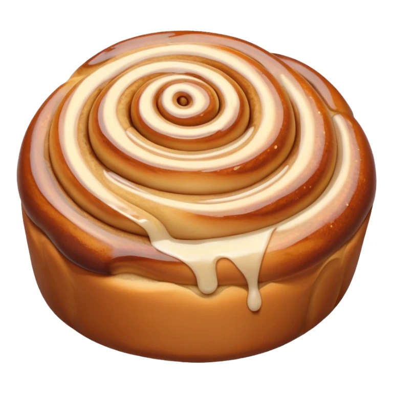 A cinnamon bun sticker