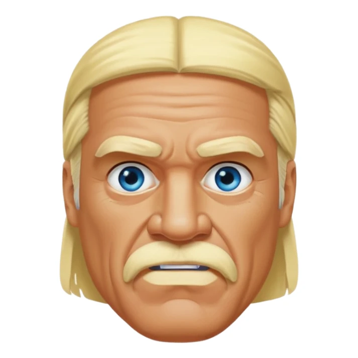Hulk Hogan blue eyes sticker