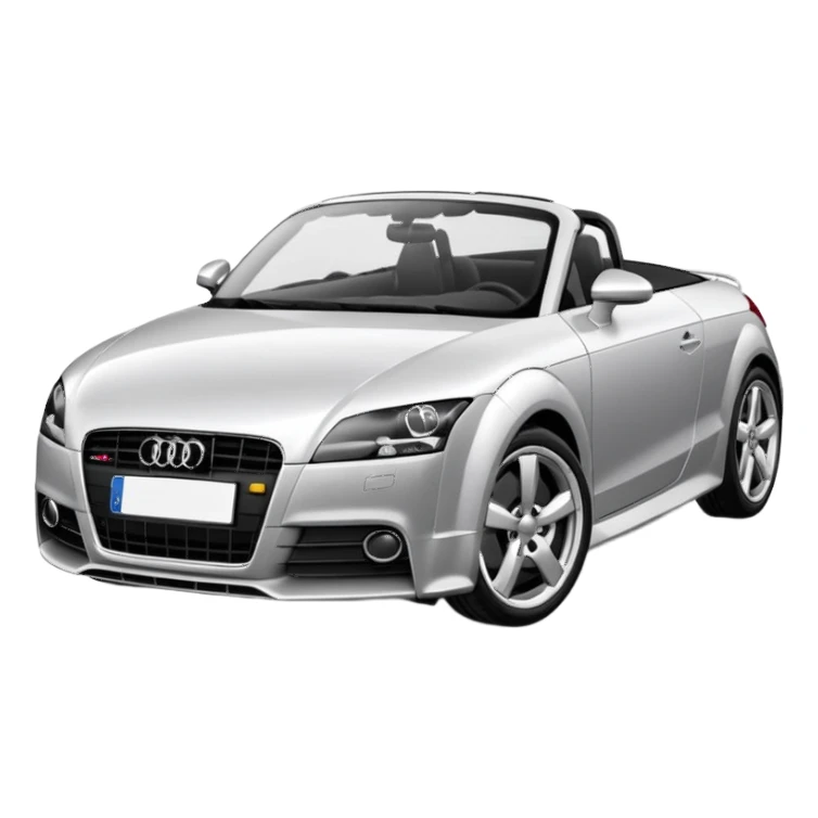 Audi TT Mk1 convertible car sticker