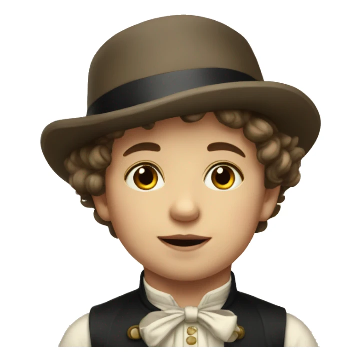 victorian boy: age 2 sticker