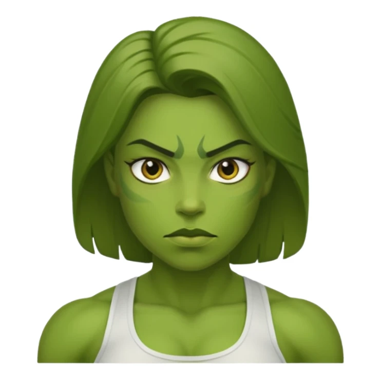 Hulk feminina sticker