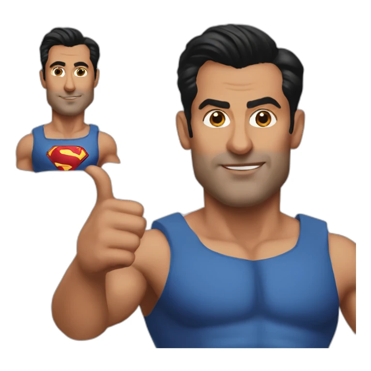 Salman Khan super man sticker