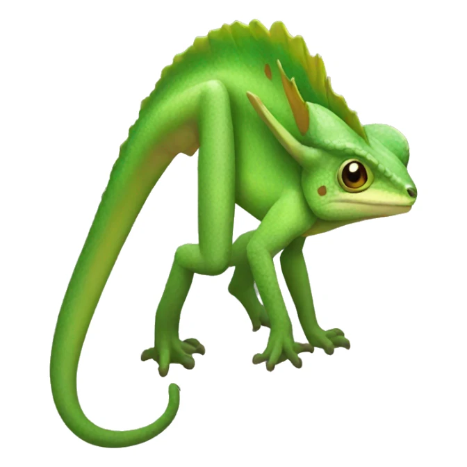 Camaleon green sticker
