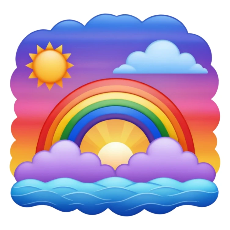 🎈🌄🌈 sticker