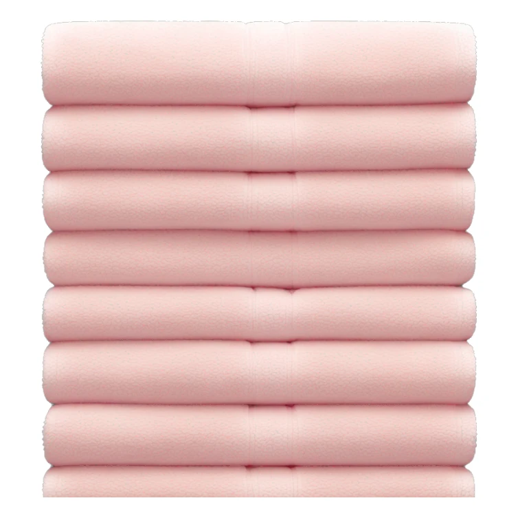 Light pink stacked towels sticker