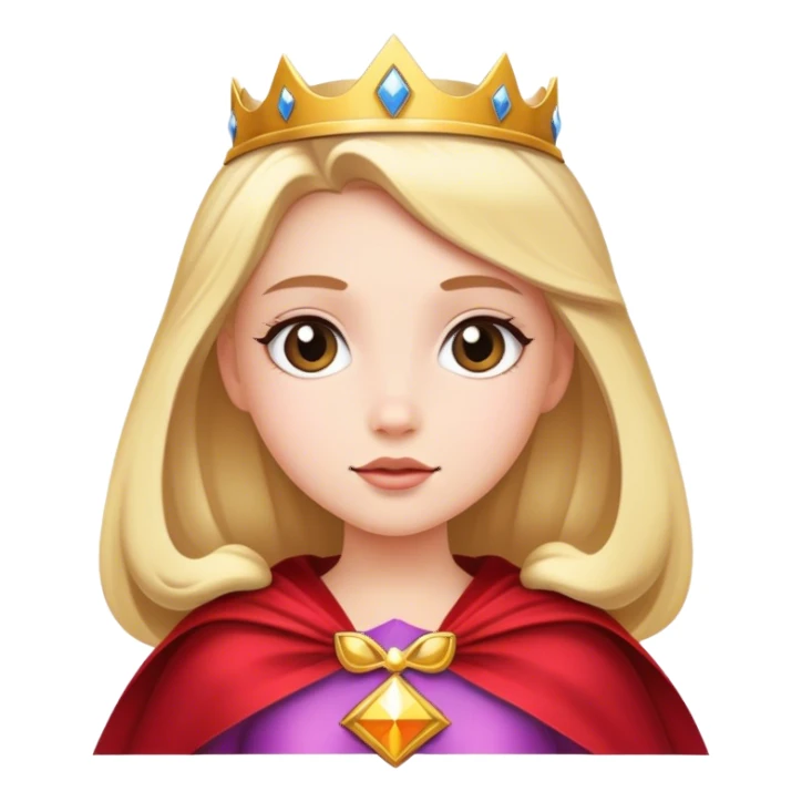 Princess with a cape  sticker