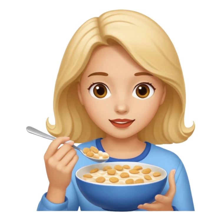 Milky cereal lady sticker