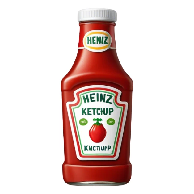 Heinz brand bottle sticker